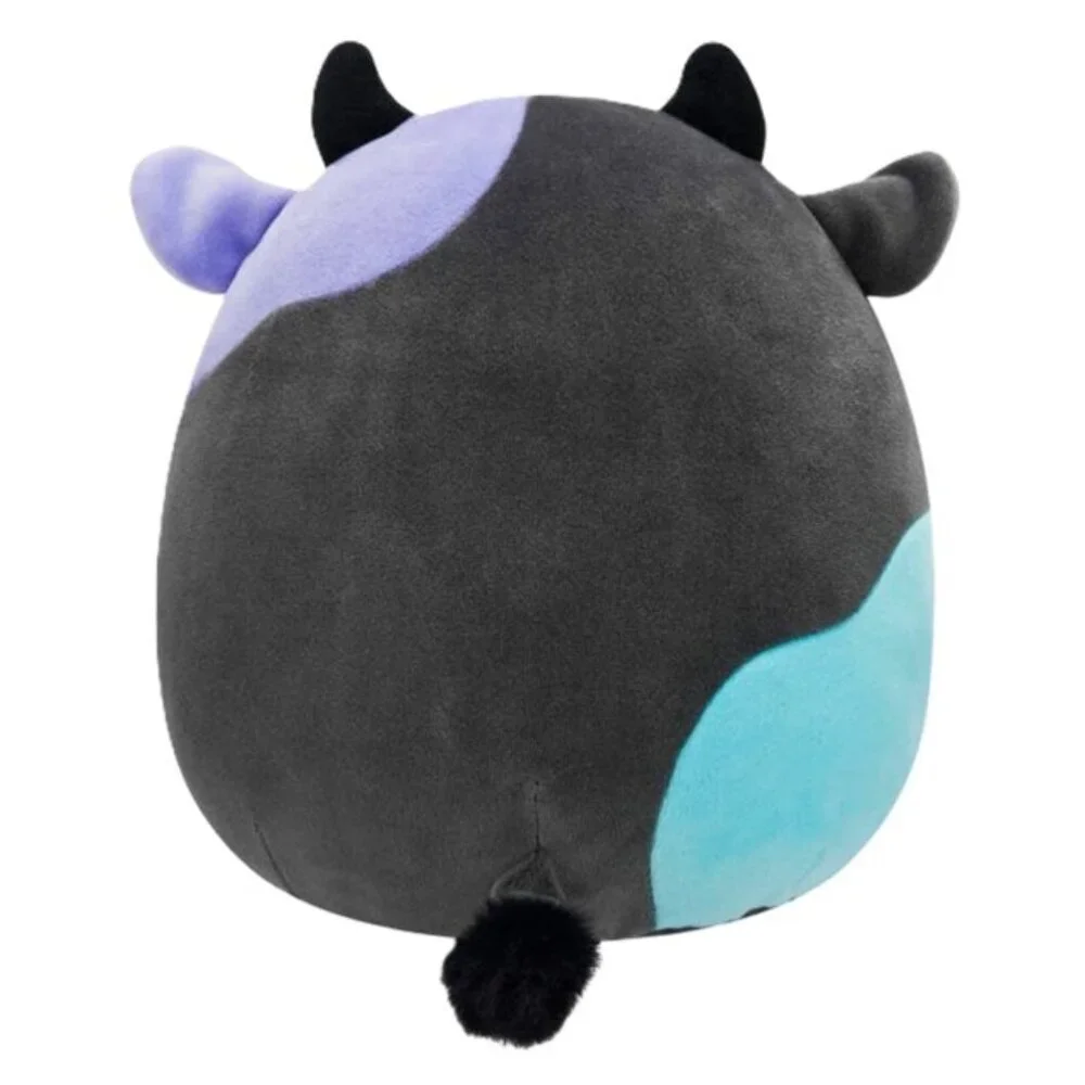Squishmallows Valentine's Smithereens the Charcoal Cow w/Melting Heart - 5 Inch